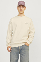 Jack&Jones Erkek Sweatshirt 12261386 SUMMER SAND