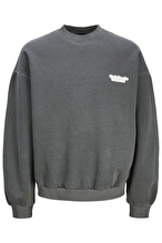 Jack&Jones Erkek Sweatshirt 12266178 IRON GATE