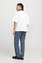 Jack&Jones Chris Erkek Kot Pantolon 12272658 BLUE DENIM