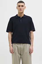 Jack&Jones Erkek Polo Yaka Tişört 12268281 NAVY BLAZER