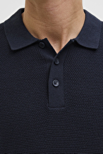 Jack&Jones Erkek Polo Yaka Tişört 12268281 NAVY BLAZER