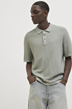 Jack&Jones Erkek Polo Yaka Tişört 12268281 ICEBERG GREEN