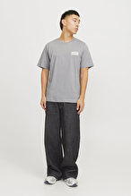 Jack&Jones Erkek Tişört 12151955 ULTIMATE GREY