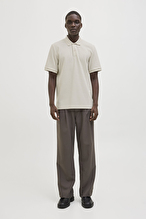 Jack&Jones Erkek Polo Yaka Tişört 12268130 MOONBEAM