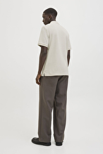 Jack&Jones Erkek Polo Yaka Tişört 12268130 MOONBEAM