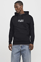 Jack&Jones Erkek Sweatshirt 12268422 BLACK