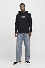 Jack&Jones Erkek Sweatshirt 12268422 BLACK