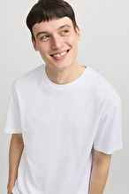 Jack&Jones Erkek Tişört 12269369 WHITE