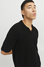 Jack&Jones Erkek Polo Yaka Tişört 12272274 BLACK