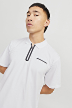 Jack&Jones Erkek Polo Yaka Tişört 12273127 BRIGHT WHITE