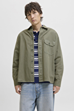 Jack&Jones Erkek Gömlek 12279575 DUSTY OLIVE