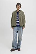 Jack&Jones Erkek Gömlek 12279575 DUSTY OLIVE