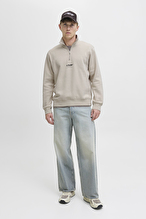 Jack&Jones Erkek Sweatshirt 12278793 MOONBEAM