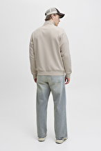 Jack&Jones Erkek Sweatshirt 12278793 MOONBEAM
