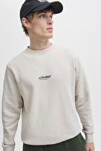 Jack&Jones Erkek Sweatshirt 12278791 MOONBEAM