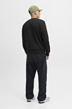 Jack&Jones Erkek Sweatshirt 12278617 BLACK