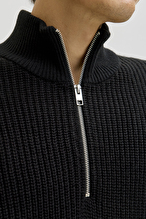 Jack&Jones Erkek Triko 12278959 BLACK