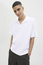 Jack&Jones Erkek Polo Yaka Tişört 12285744 BRIGHT WHITE