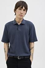 Jack&Jones Erkek Polo Yaka Tişört 12286334 BLUE NIGHTS