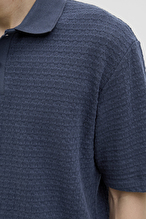 Jack&Jones Erkek Polo Yaka Tişört 12286334 BLUE NIGHTS