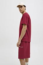 Jack&Jones Erkek Tişört 12286609 TIBETAN RED