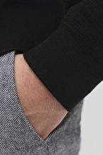 Jack&Jones Erkek Kazak 12259664 BLACK