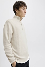 Jack&Jones Erkek Kazak 12259664 CLOUD DANCER