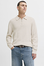 Jack&Jones Erkek Triko 12281743 CLOUD DANCER