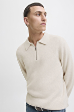 Jack&Jones Erkek Triko 12281743 CLOUD DANCER