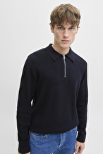 Jack&Jones Erkek Triko 12281743 NIGHT SKY