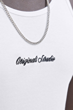 Jack&Jones Erkek Atlet 12284156 BRIGHT WHITE