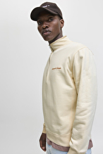 Jack&Jones Erkek Sweatshirt 12282899 ANTIQUE WHITE