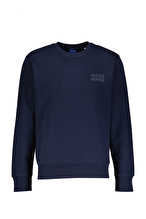 Jack&Jones Erkek Sweatshirt 12290659 NAVY BLAZER