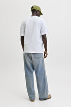 Jack&Jones Erkek Tişört 12287990 BRIGHT WHITE