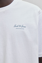 Jack&Jones Erkek Tişört 12287990 BRIGHT WHITE