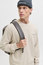 Jack&Jones Erkek Sweatshirt 12287995 MOONBEAM