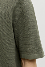 Jack&Jones Erkek Polo Yaka Tişört 12268281 DUSTY OLIVE
