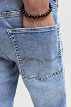 Jack&Jones Mike Erkek Kot Pantolon 12289824 BLUE DENIM