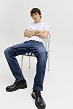 Jack&Jones Mike Erkek Kot Pantolon 12289829 BLUE DENIM