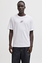 Jack&Jones Erkek Tişört 12113648 WHITE