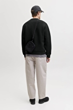 Jack&Jones Erkek Sweatshirt 12289830 BLACK