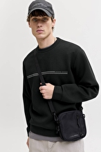 Jack&Jones Erkek Sweatshirt 12289830 BLACK