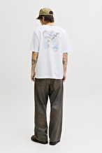 Jack&Jones Erkek Tişört 12292148 BRIGHT WHITE