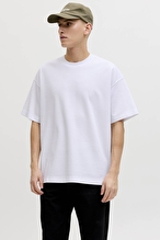 Jack&Jones Erkek Tişört 12298906 White