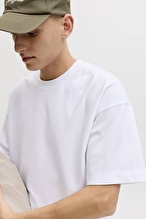 Jack&Jones Erkek Tişört 12298906 White