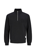 Jack&Jones Erkek Sweatshirt 12299799 BLACK