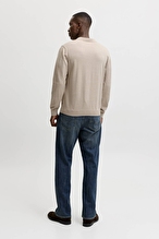 Jack&Jones Erkek Kazak 12298384 MOONBEAM