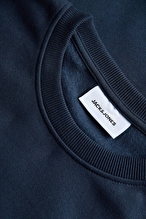 Jack&Jones Erkek Sweatshirt 12298626 NAVY BLAZER