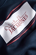 Jack&Jones Erkek Sweatshirt 12298626 NAVY BLAZER