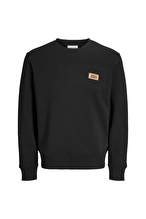 Jack&Jones Erkek Sweatshirt 12298426 Black